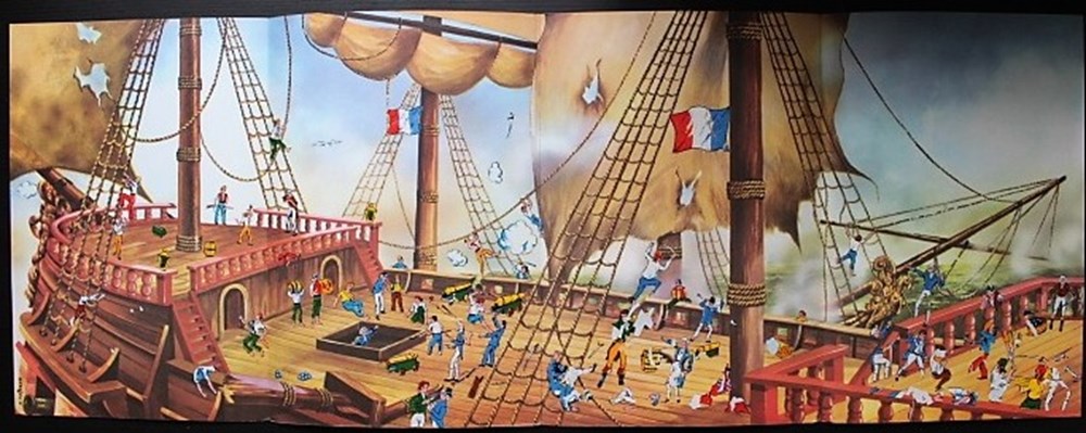 divers decorations magnets autocollants decalcomanies decorama touret grands evenements de histoire surcouf