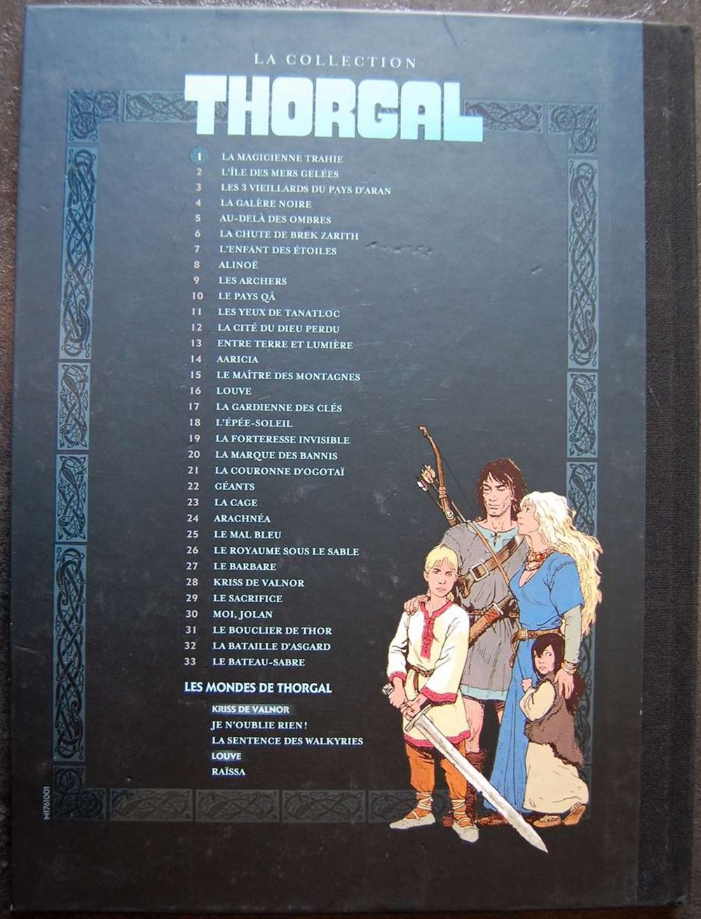 Thorgal - 01 - La magicienne trahie - Rééd. 2012 livres bd revues bandes dessinees thorgal 01 la magicienne trahie reed 2012