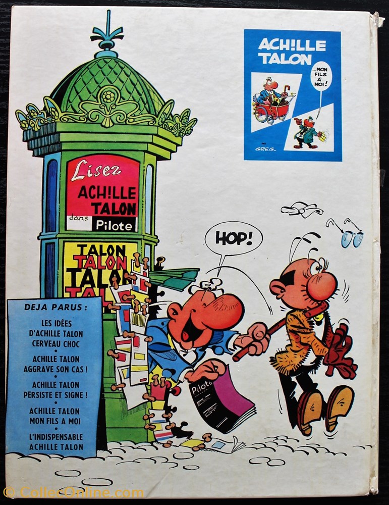 Album - Achille Talon - 05 - L'indispensable Achille Talon - Rééd. 1973 livres bd revues bandes dessinees album achille talon 05 indispensable achille talon reed 1973