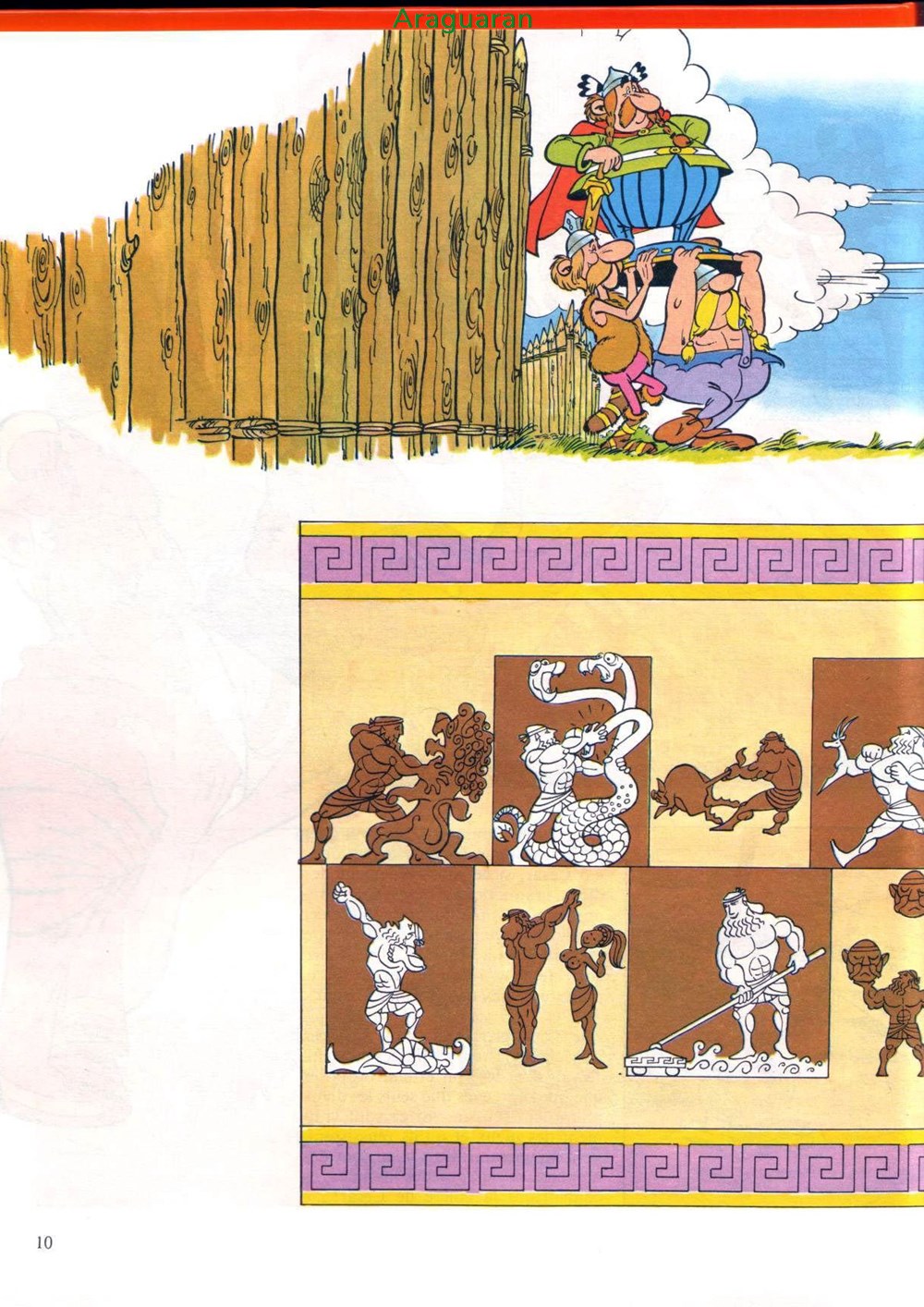 Album Animation - Astérix - 01 - Les 12 travaux d'Astérix 7 livres bd revues bandes dessinees album animation asterix 01 les 12 travaux asterix