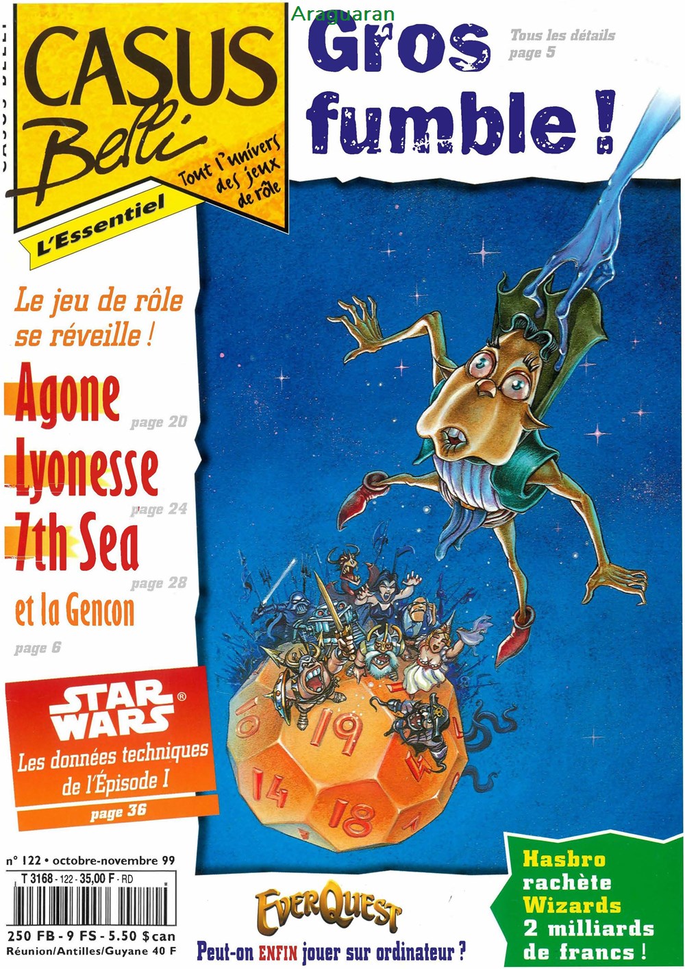 Casus Belli 1 - 122 - Dernier Magazine de la série livres bd revues casus belli 1 122 dernier magazine de la serie