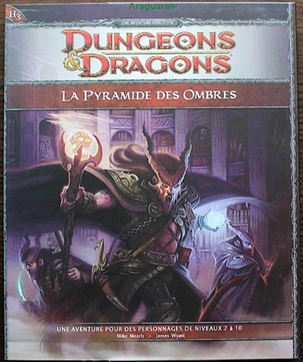 Jeu de rôle - D&D4 - La Pyramide des ombres jeux societe jouets roles jeu de role d d4 la pyramide des ombres