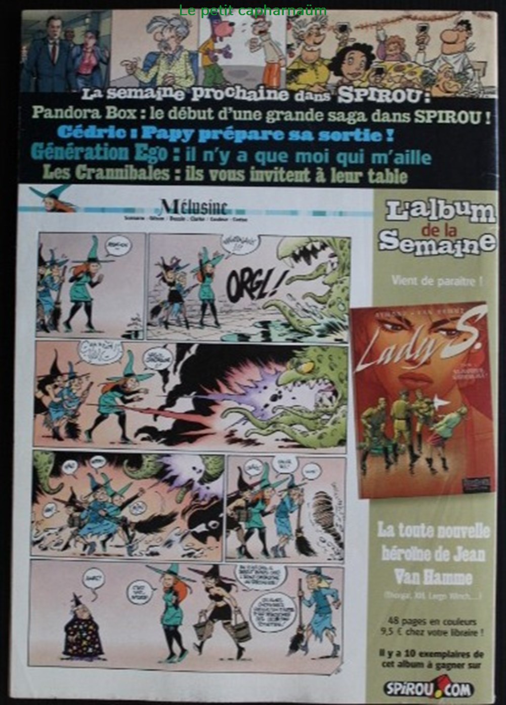Spirou - 3470 - Couverture : Spécial aveugle livres bd revues spirou 3470 couverture special aveugle
