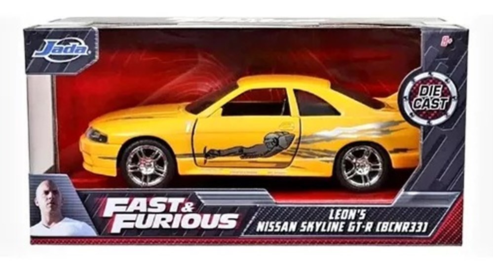 Leon's Nissan Skyline GT-R (BCNR33) modelos escala coches leon s nissan skyline gt r bcnr33