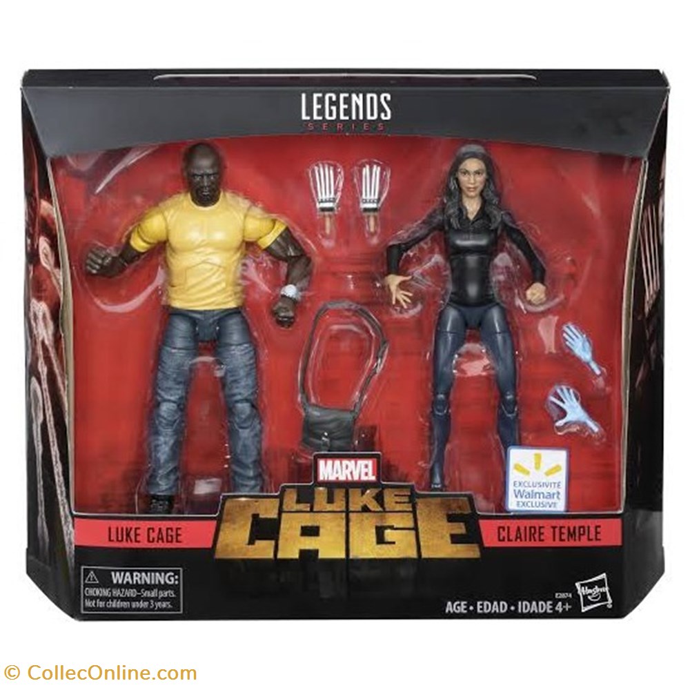 figuritas comic luke cage y claire temple