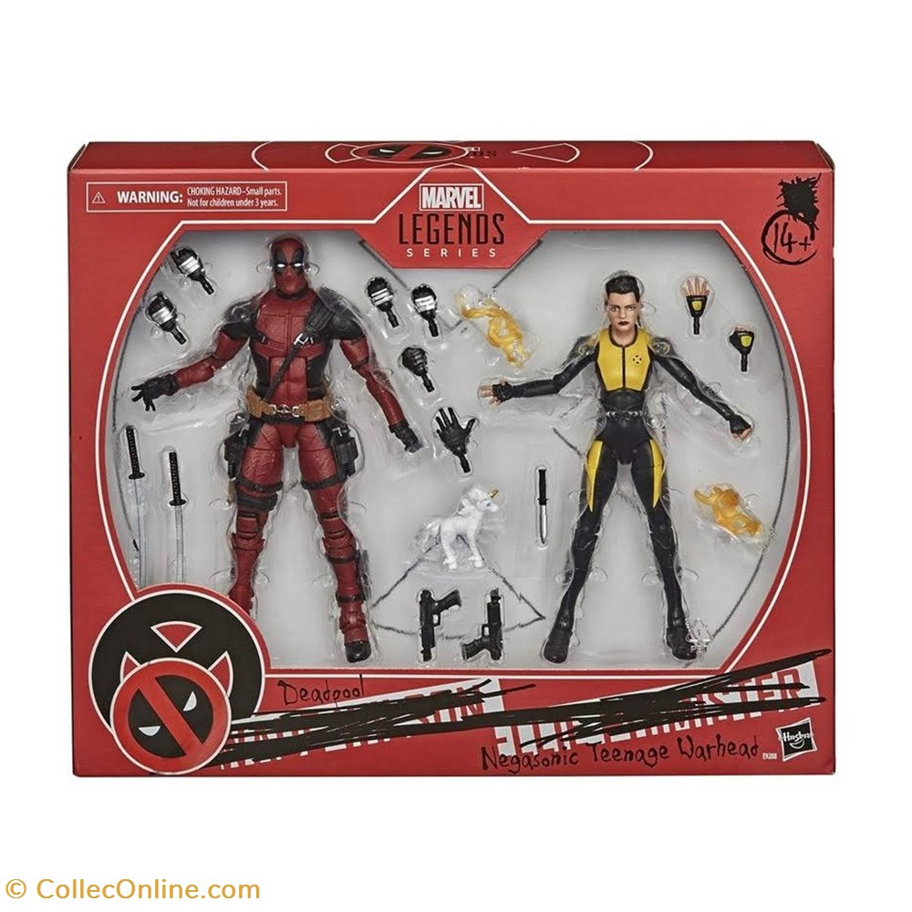 Deadpool y Megasonic figuritas comic deadpool y megasonic