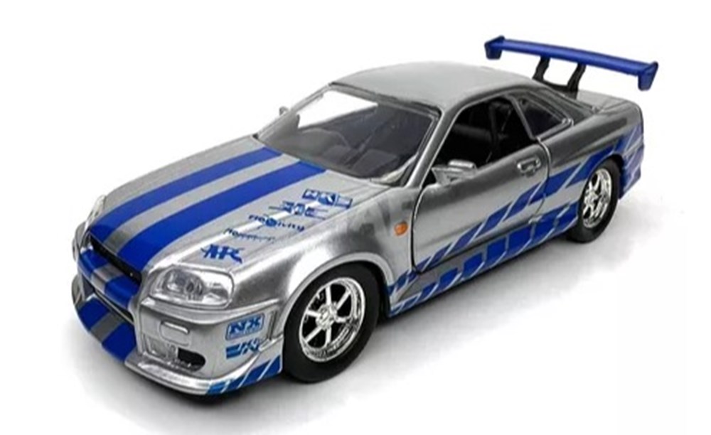 Brian's Nissan Skyline GT-R (BNR34) modelos escala coches brian s nissan skyline gt r bnr34