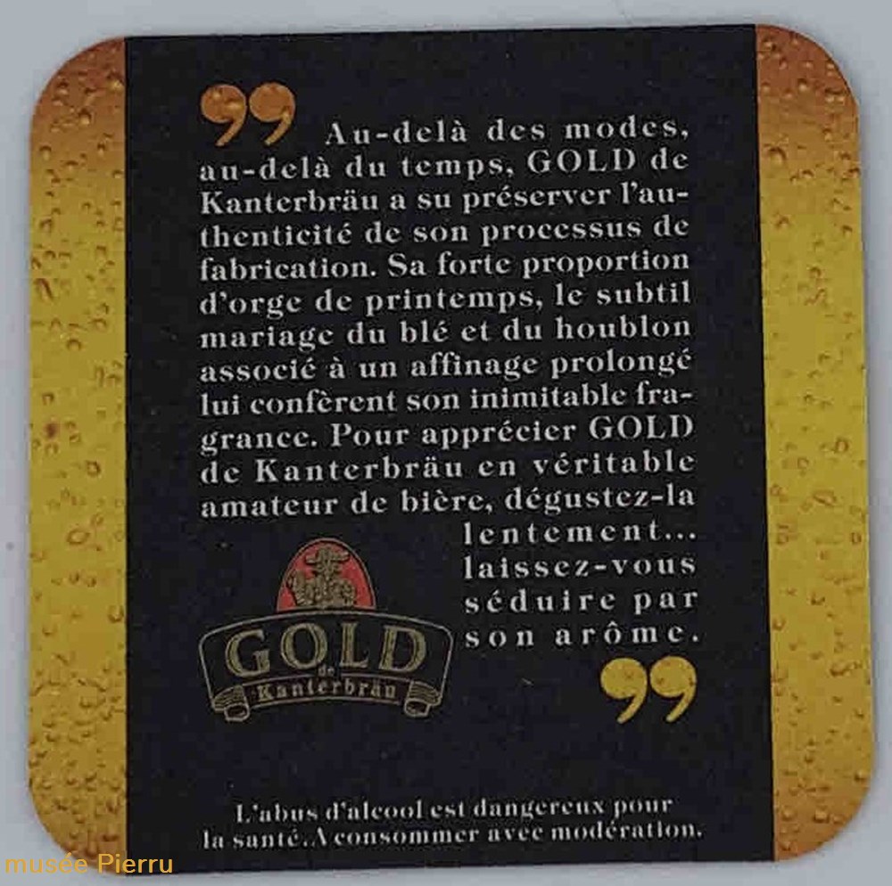 Kanterbräu ( gold ) objets publicitaires kanterbrau gold
