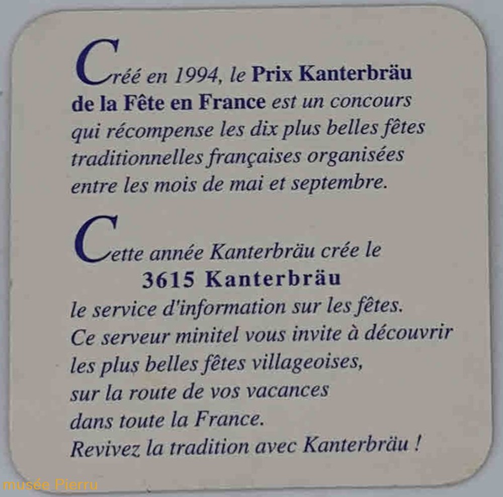 Kanterbräu prix de la fête objets publicitaires kanterbrau prix de la fete