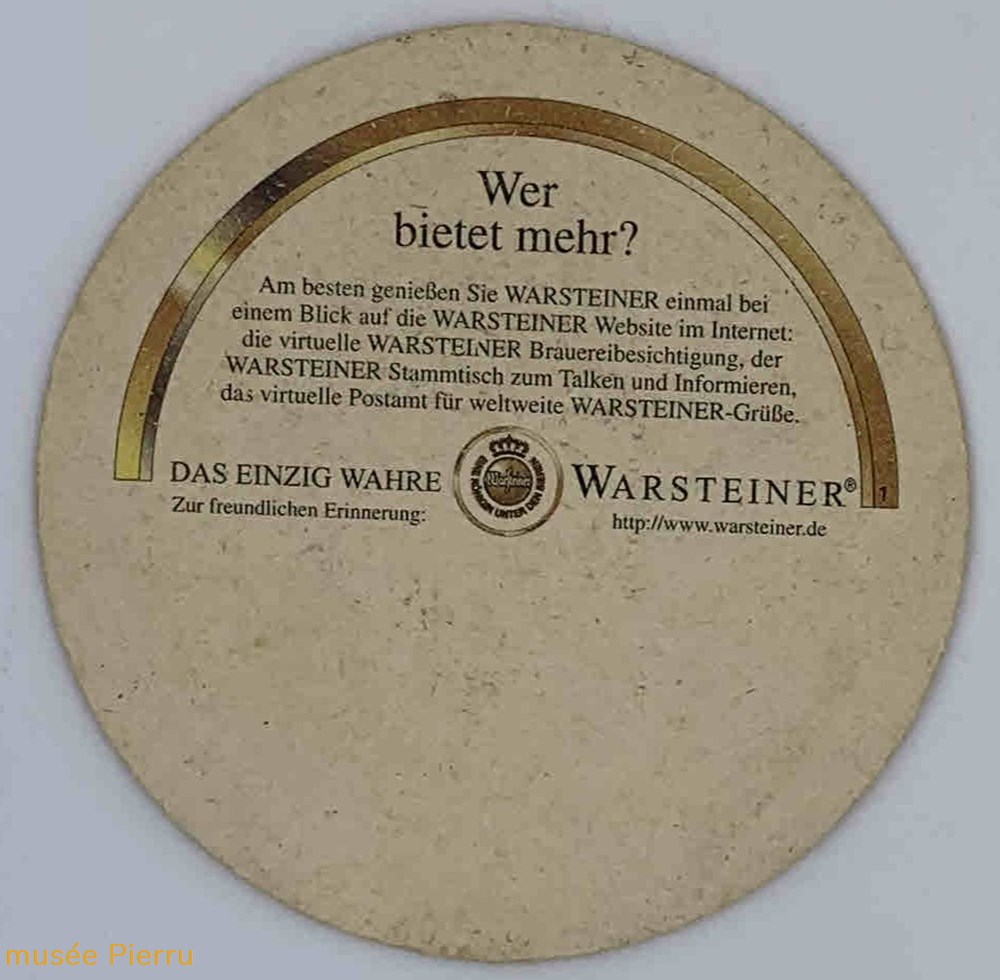Warsteiner (wer bietet merh) objets publicitaires warsteiner wer bietet merh