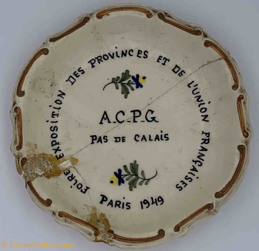 FOIRE EXPOSITION DES PROVINCES ET D L'UNION FRANCAISE PARIS 1949 objets publicitaires foire exposition des provinces et d union francaise paris 1949
