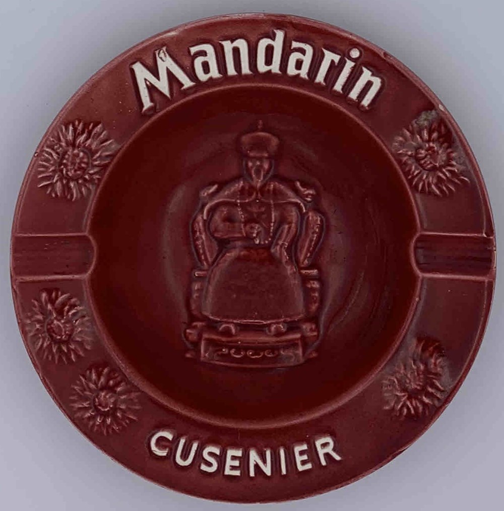 art de la table argenterie bistrot alimentation cendriers cusenier mandarin