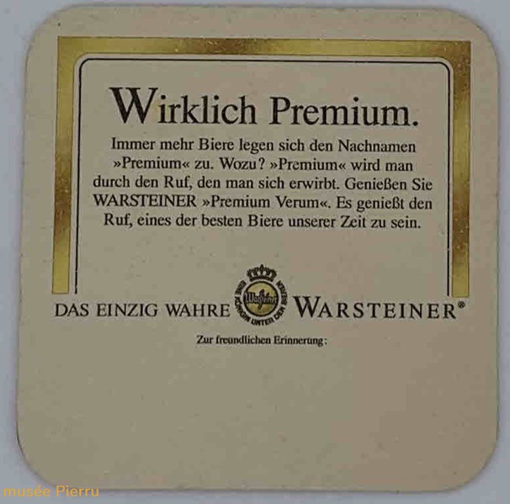 Warsteiner objets publicitaires warsteiner