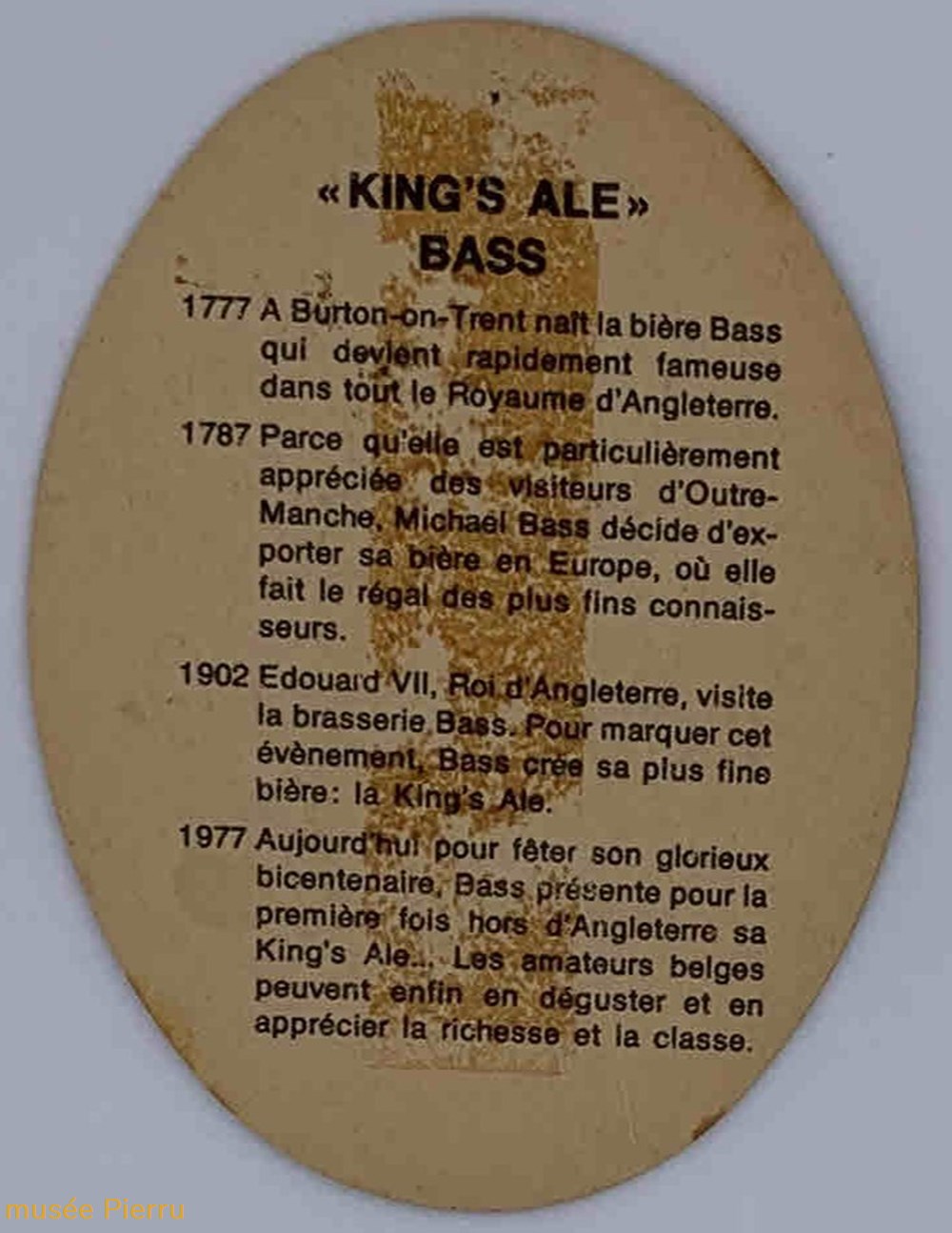 Bass objets publicitaires bass