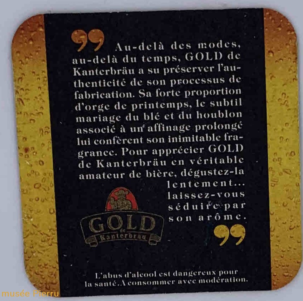 Kanterbräu ( Gold ) objets publicitaires kanterbrau gold