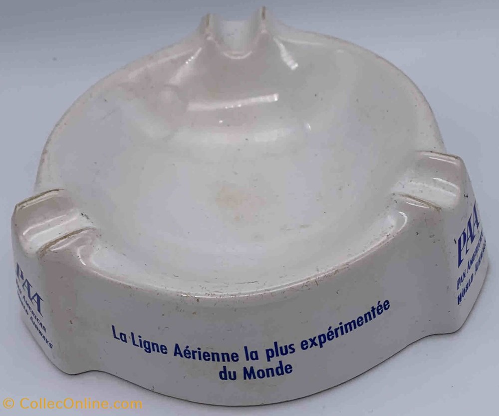PAA Pan American World Airwayws ou Pan Am 2 objets publicitaires paa pan american world airwayws ou pan am