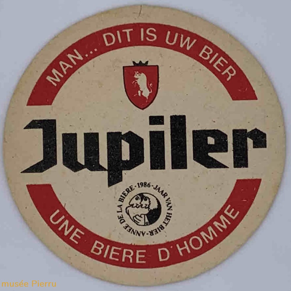 Jupiler 1986 objets publicitaires jupiler 1986