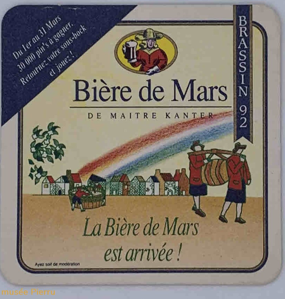 Kanterbraü mars 92 objets publicitaires kanterbrau mars 92