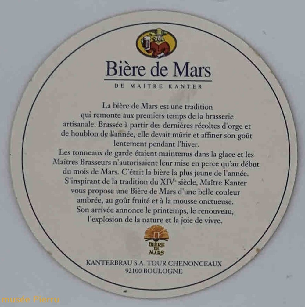 Kanterbräu bière de mars objets publicitaires kanterbrau biere de mars