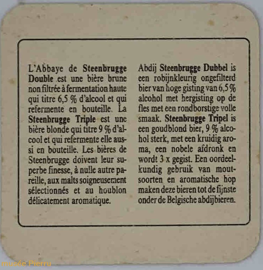 objets publicitaires abbaye d e steengrugge