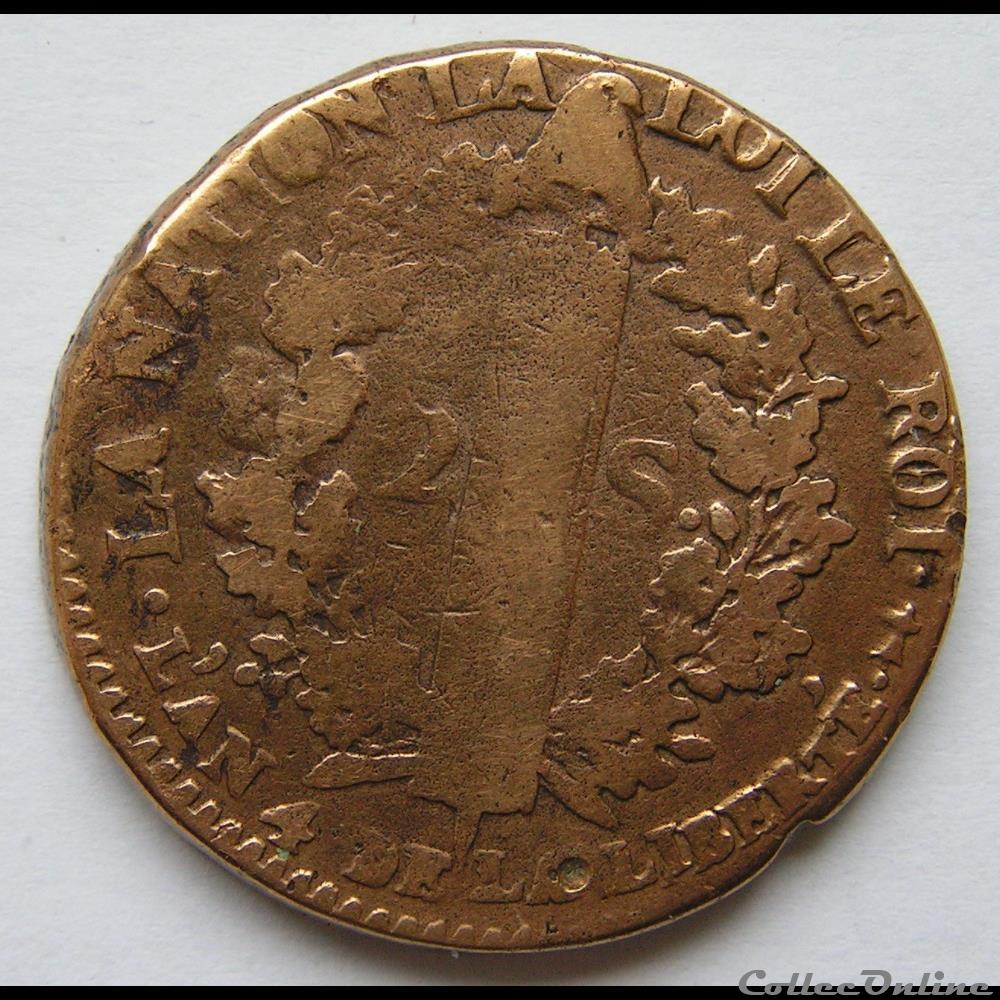 2 sols monnaie france moderne 2 sols