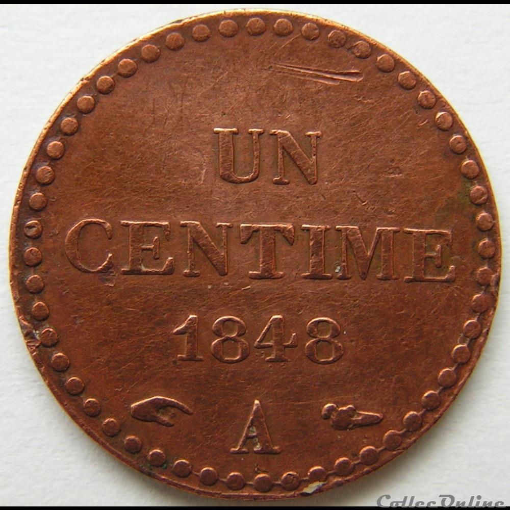 monnaie france moderne un centime dupre