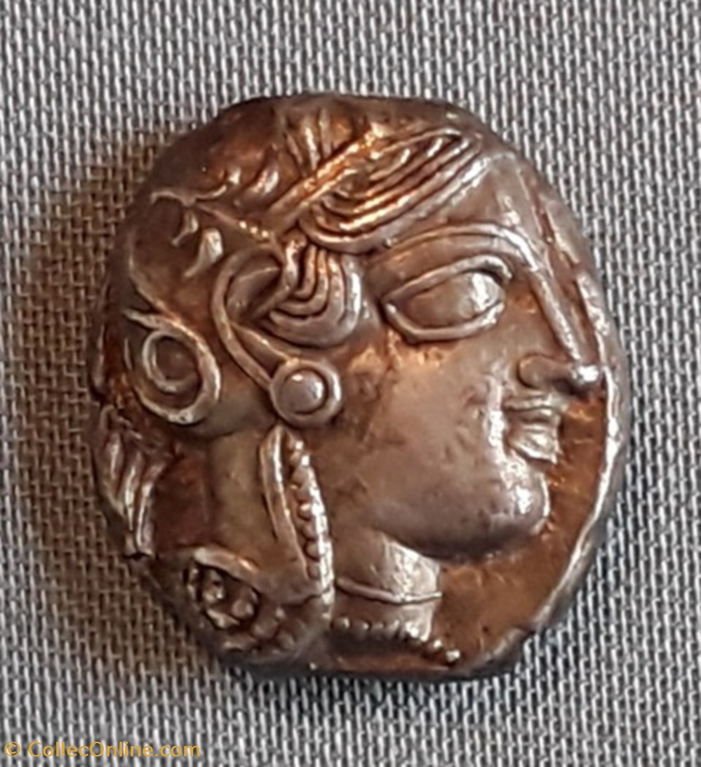 Attique , Athènes monnaies antiques grecques attique athenes