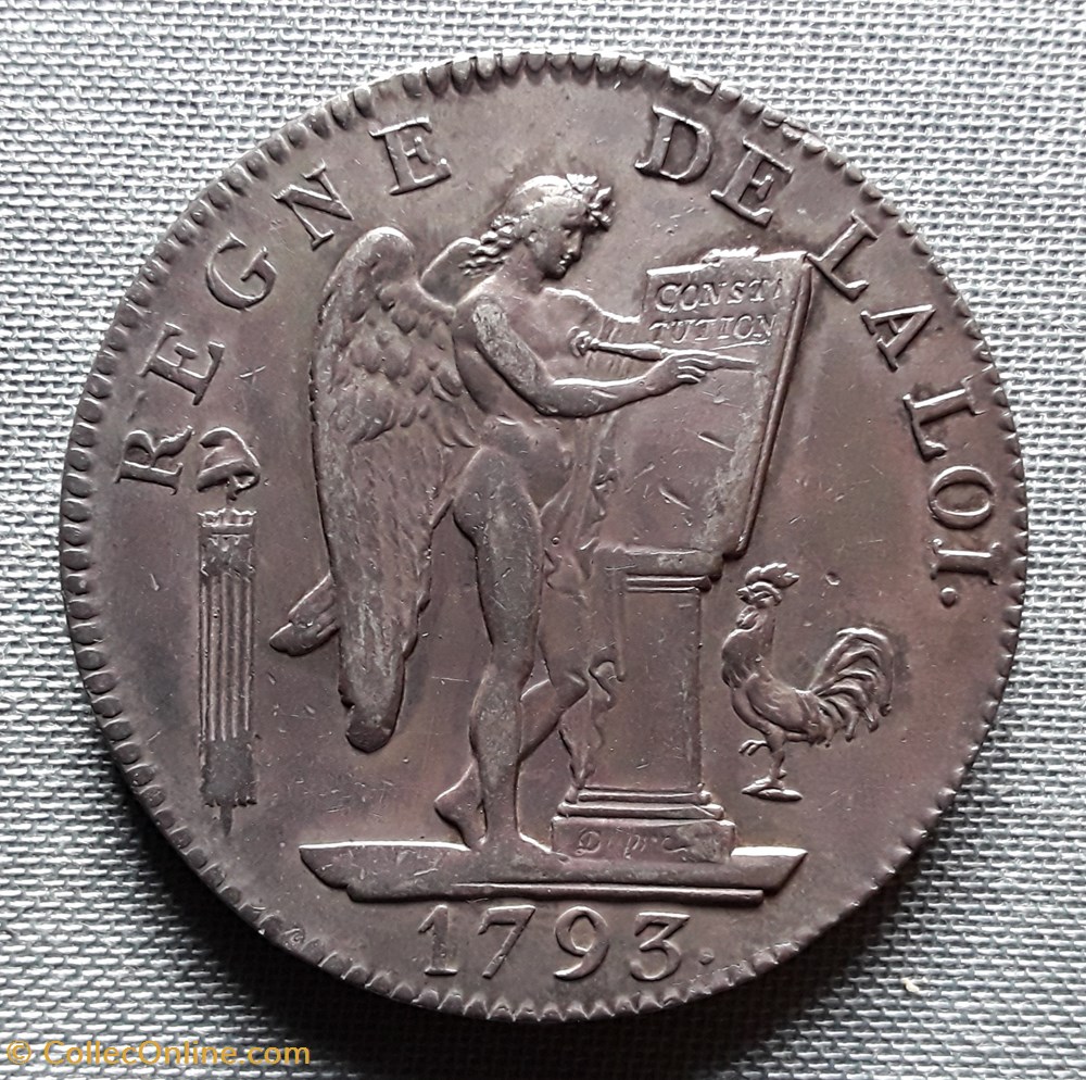 Convention 1792-1795 monnaies monde france convention 1792 1795
