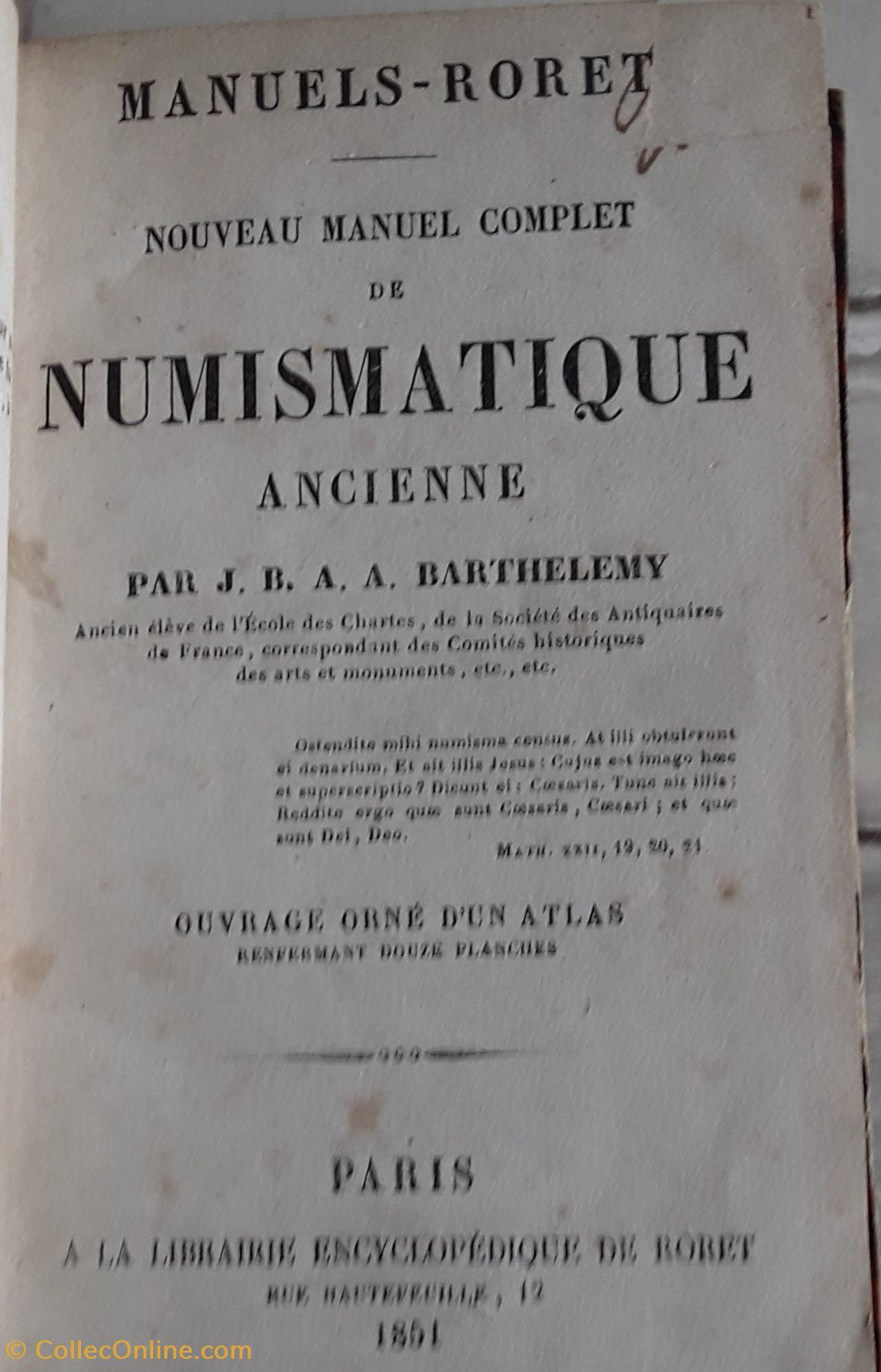 livres bd revues a barthelemy nouveau manuel de numismatique ancienne