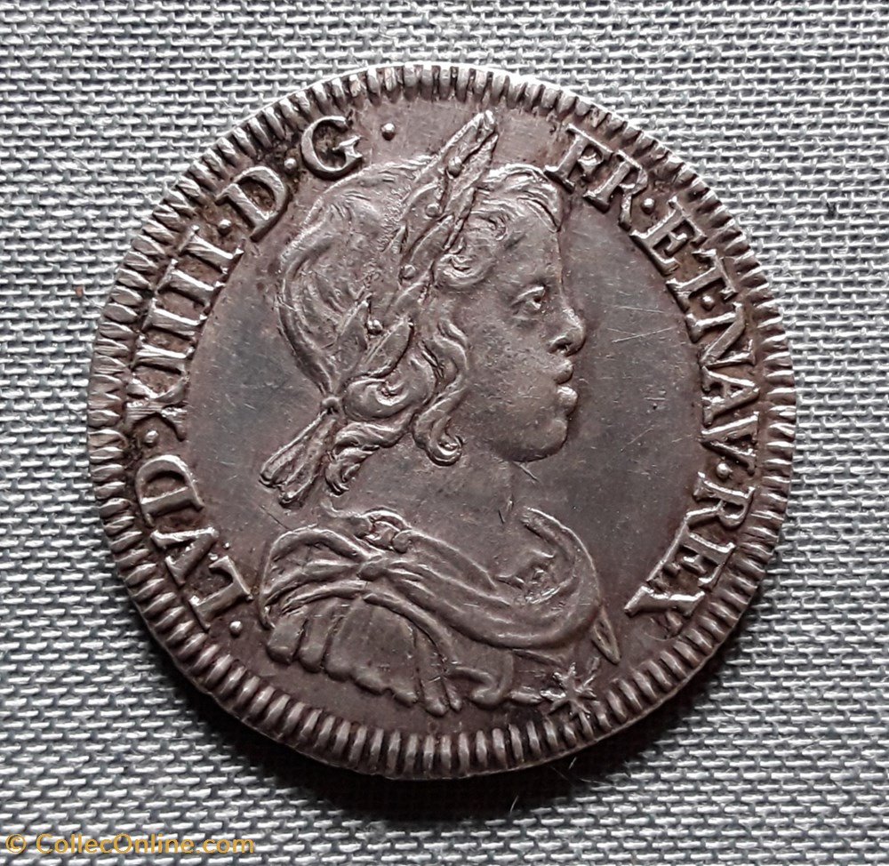 Louis XIV (1643-1715) monnaies europe medievale a france royales louis xiv 1643 1715