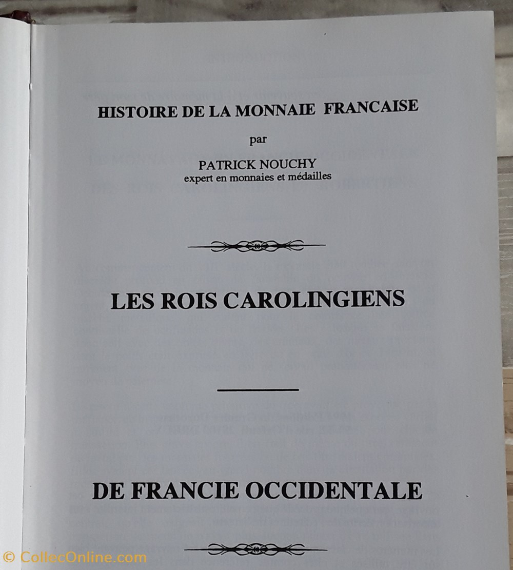 Patrick Nouchy , les rois carolingiens de Francie occidentale livres bd revues patrick nouchy les rois carolingiens de francie occidentale