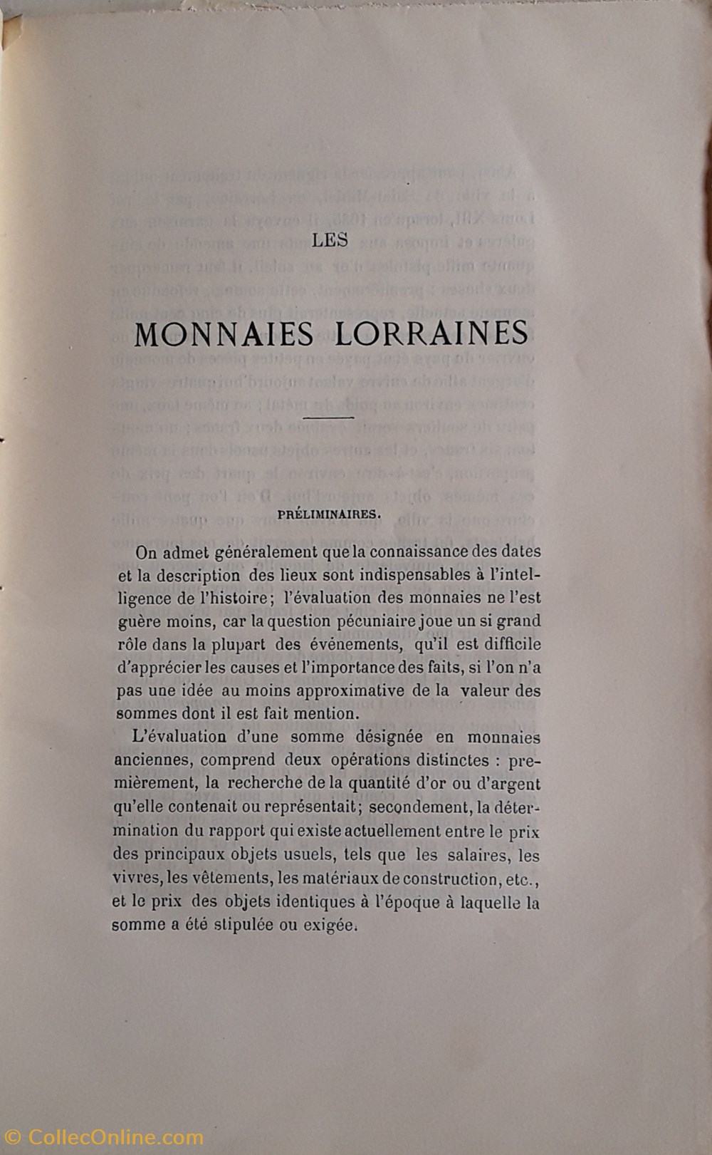 Le comte E. De Riocour , Les monnaies Lorraines livres bd revues le comte e de riocour les monnaies lorraines