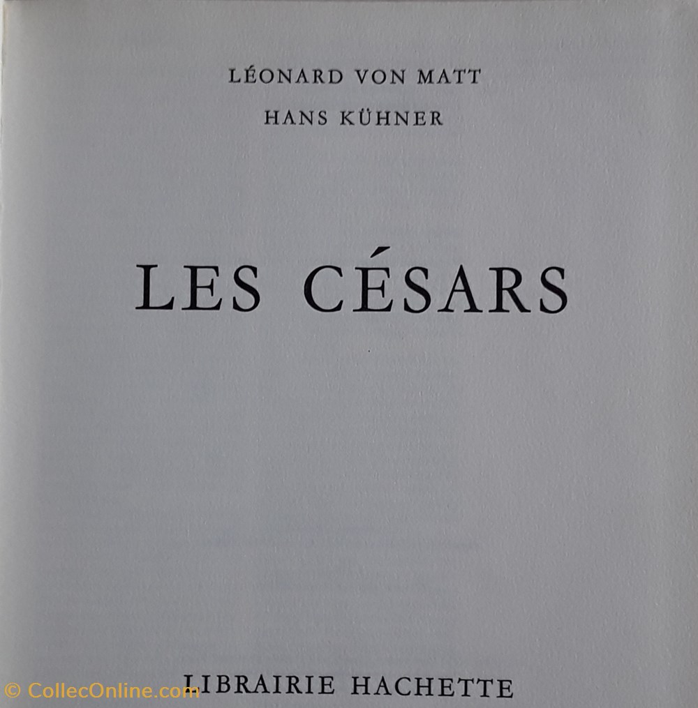 livres bd revues leonard von matt hans kuhner les cesars