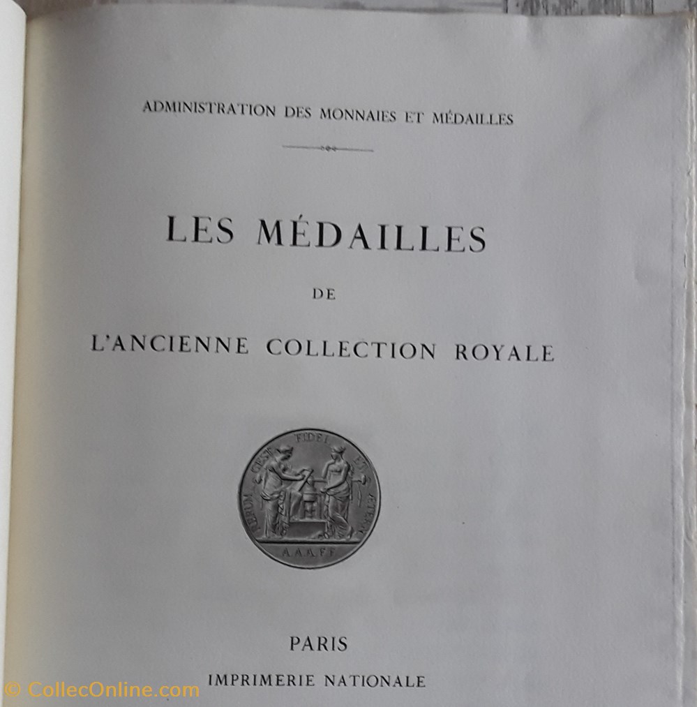 livres bd revues a de foville les medailles de ancienne collection royale