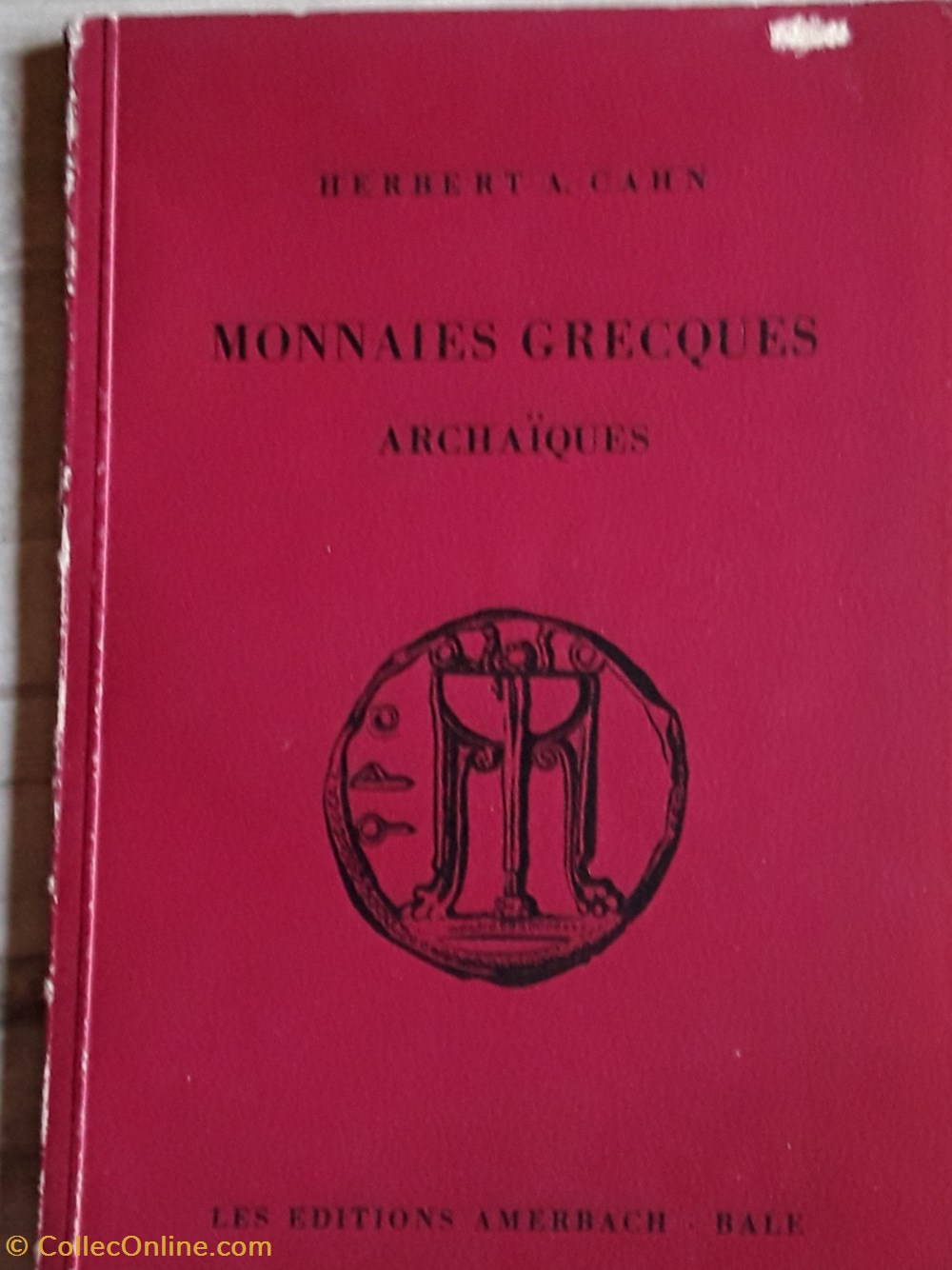 Herbert A.Cahn , Monnaies Grecques archaïques livres bd revues herbert a cahn monnaies grecques archaiques