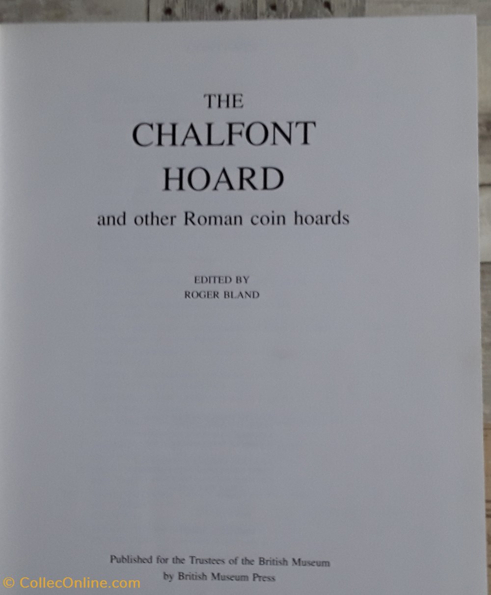 livres bd revues collectifs the chalfont hoard and other roman coin hoards
