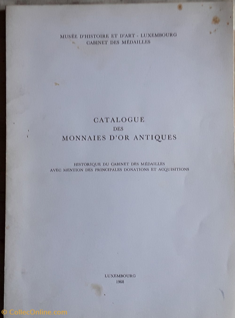 livres bd revues collectifs catalogue des monnaies or antiques