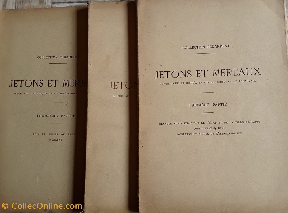 livres bd revues collection feuardent jetons et mereaux