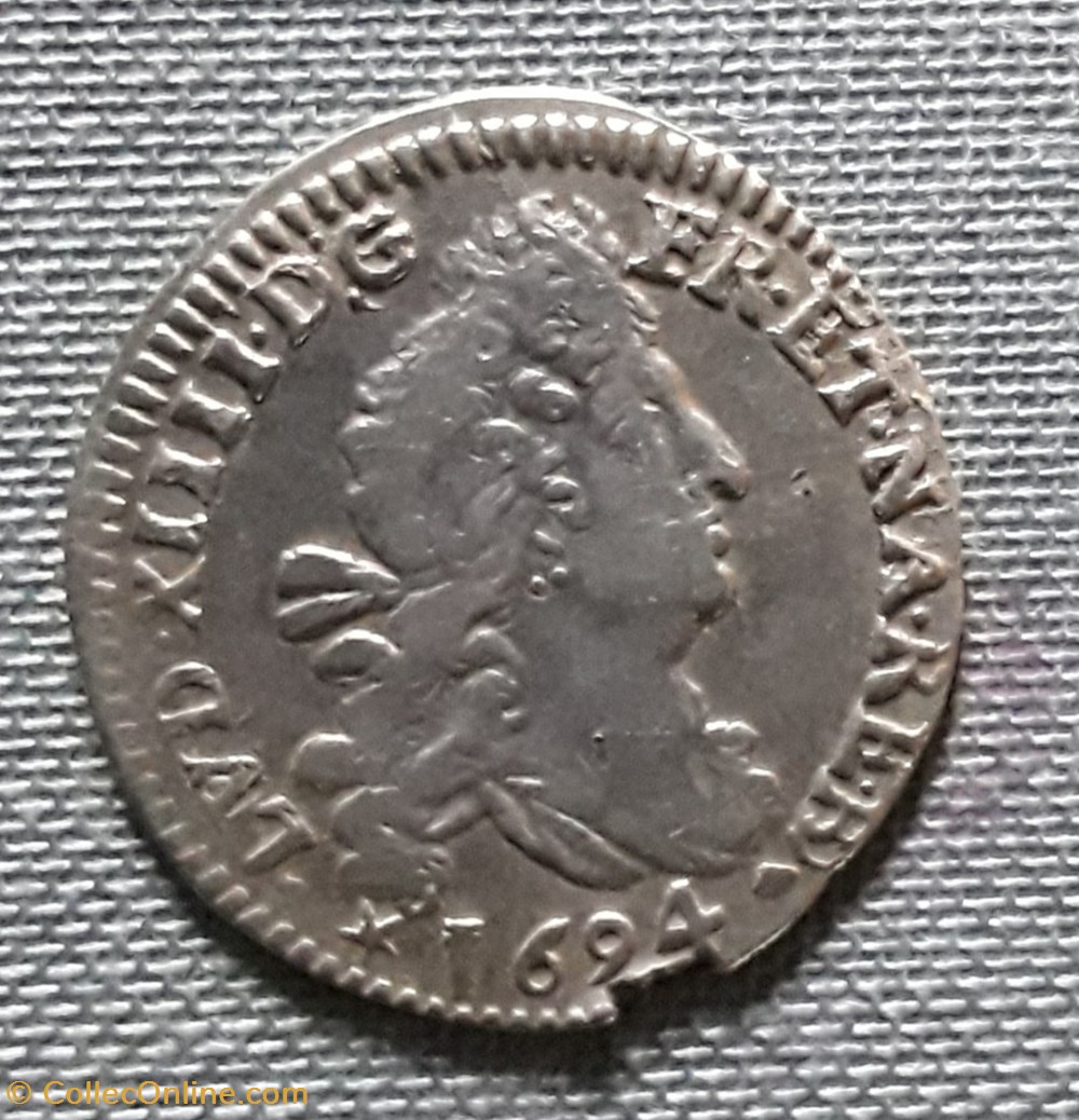 Louis XIV (1643-1715) monnaies europe medievale a france royales louis xiv 1643 1715