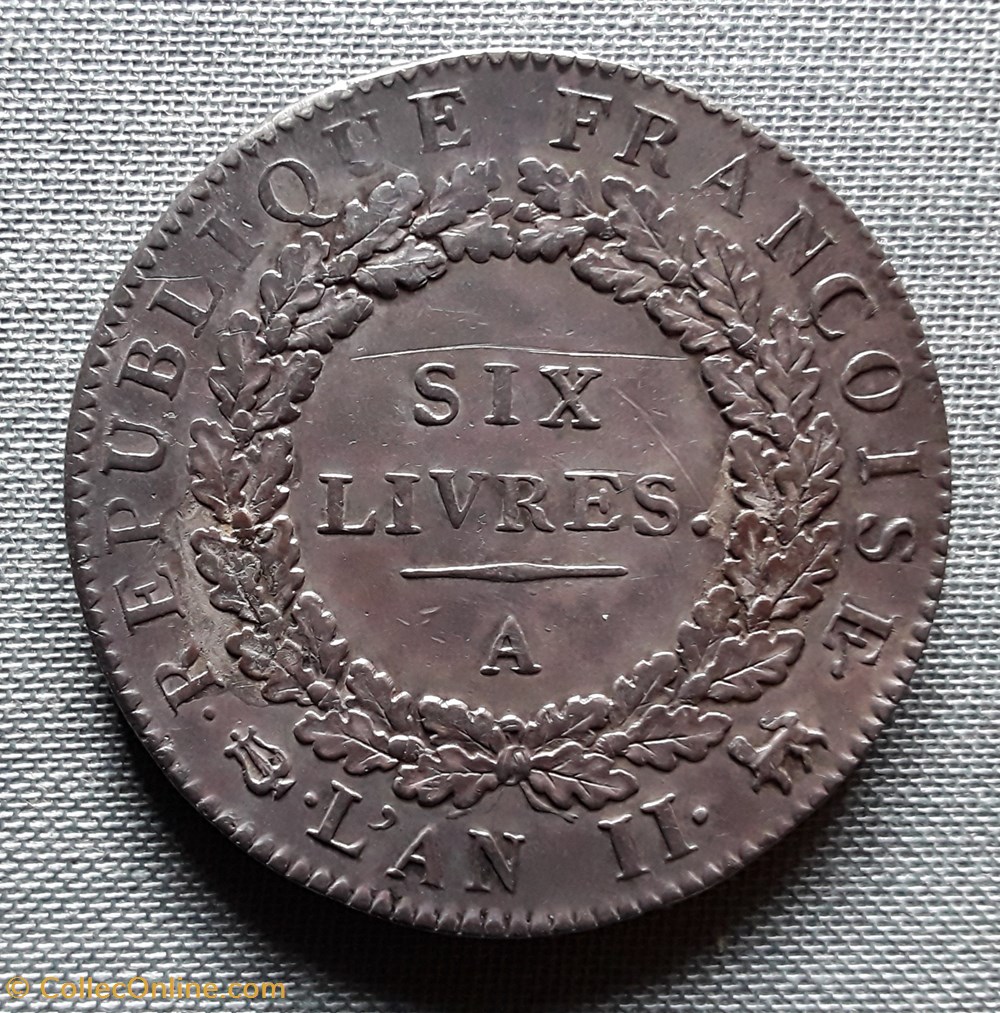 Convention 1792-1795 monnaies monde france convention 1792 1795