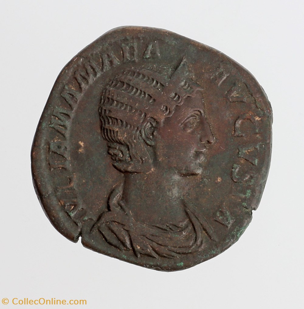 Julia Mamée †235 monnaies antiques romaines imperiales et republicaines julia mamee 235