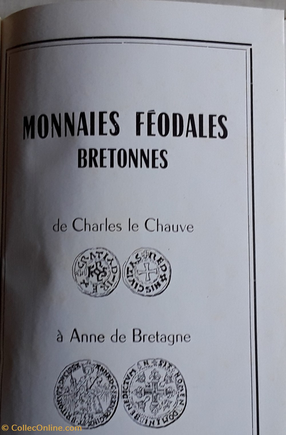 H.Buisson , Monnaies Féodales Bretonnes livres bd revues h buisson monnaies feodales bretonnes