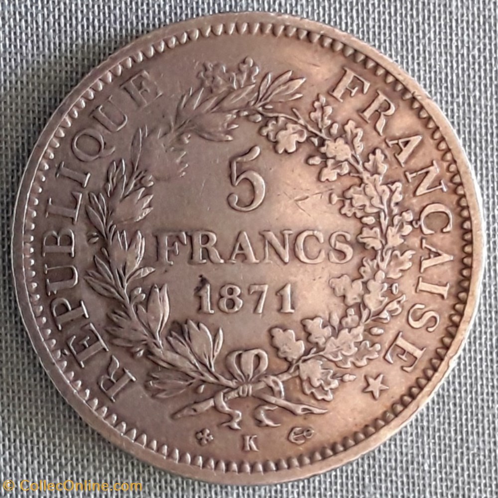 monnaies monde france troisieme republique