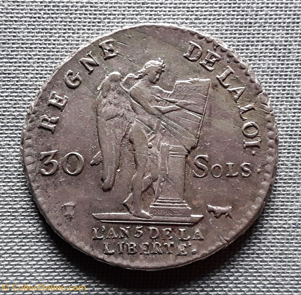 monnaies monde france louis xvi roi des francais