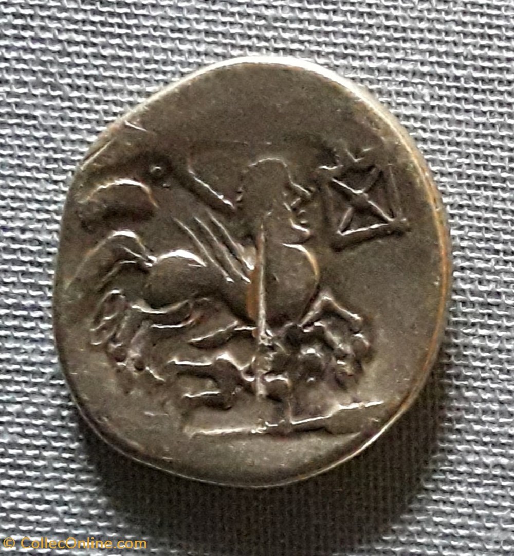 Gaule , Aulerques Cénomans monnaies antiques celtes gaule aulerques cenomans