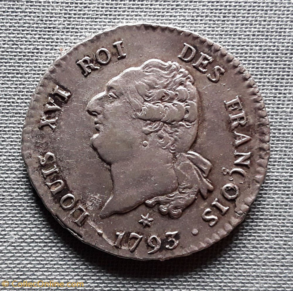 monnaies monde france louis xvi roi des francais