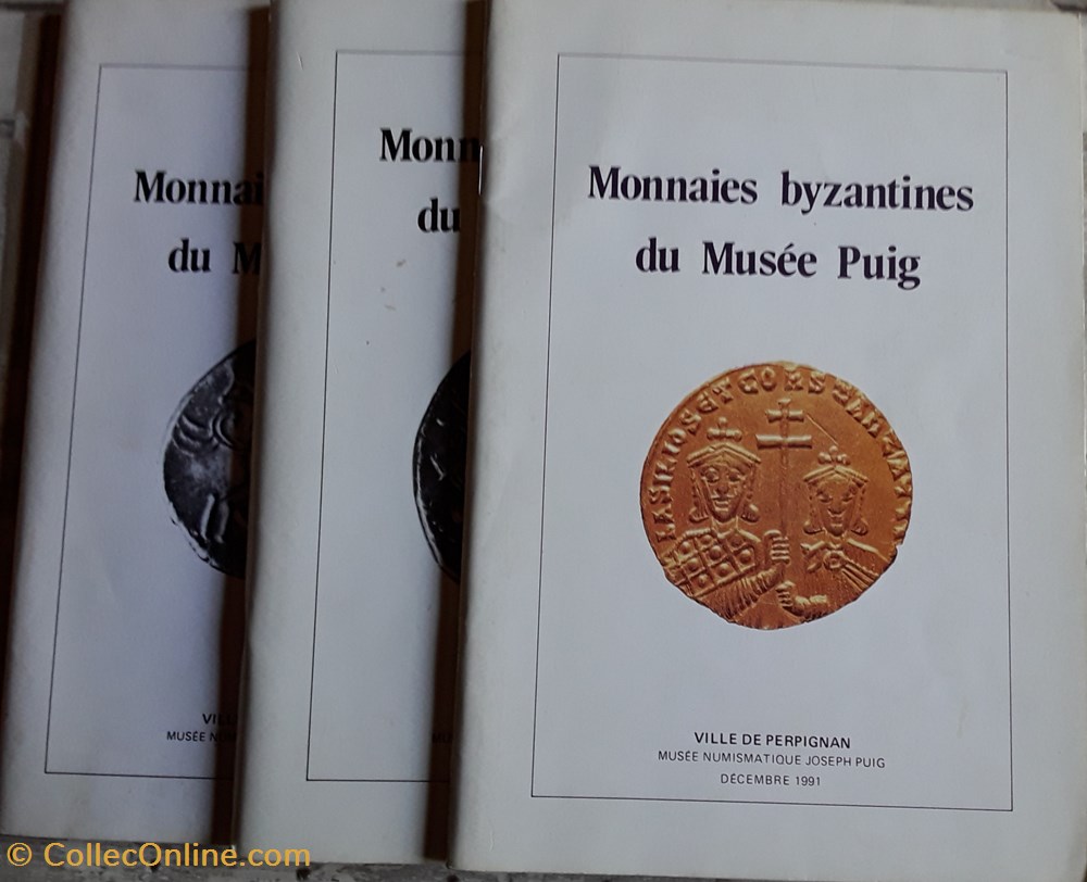 Ville de Perpignan , Monnaies Gauloises et Byzantines du musée Puig livres bd revues ville de perpignan monnaies gauloises et byzantines du musee puig