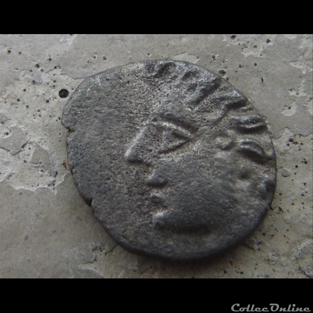 Obole Tete A Gauche - MA monnaie antique gauloise obole tete a gauche ma