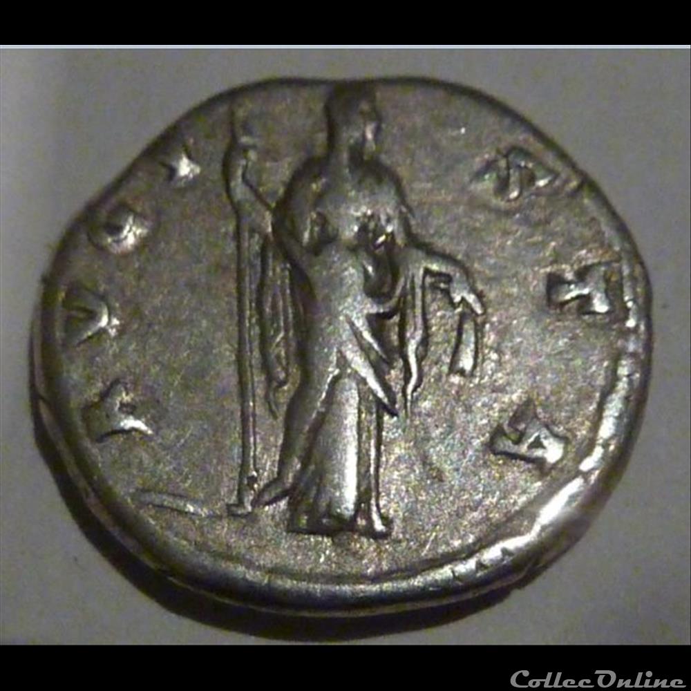 Denier Faustine Mere monnaie antique romaine denier faustine mere