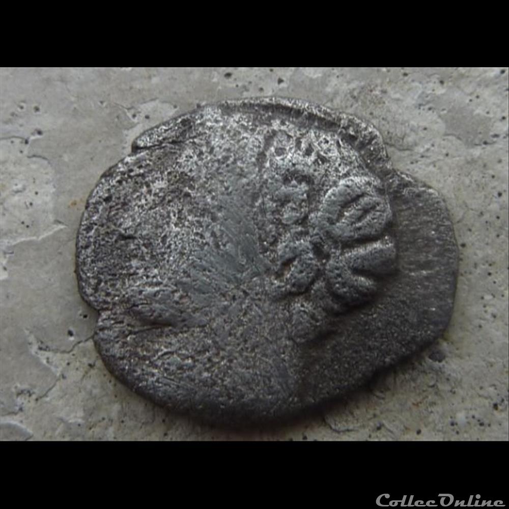 Obole Tete A Gauche - MA monnaie antique gauloise obole tete a gauche ma